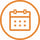 Kalender Icon orange