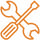 Werkzeug Icon orange